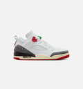 Spizike Low Mens Lifestyle Shoe - WhiteBlackSailVarsity Red