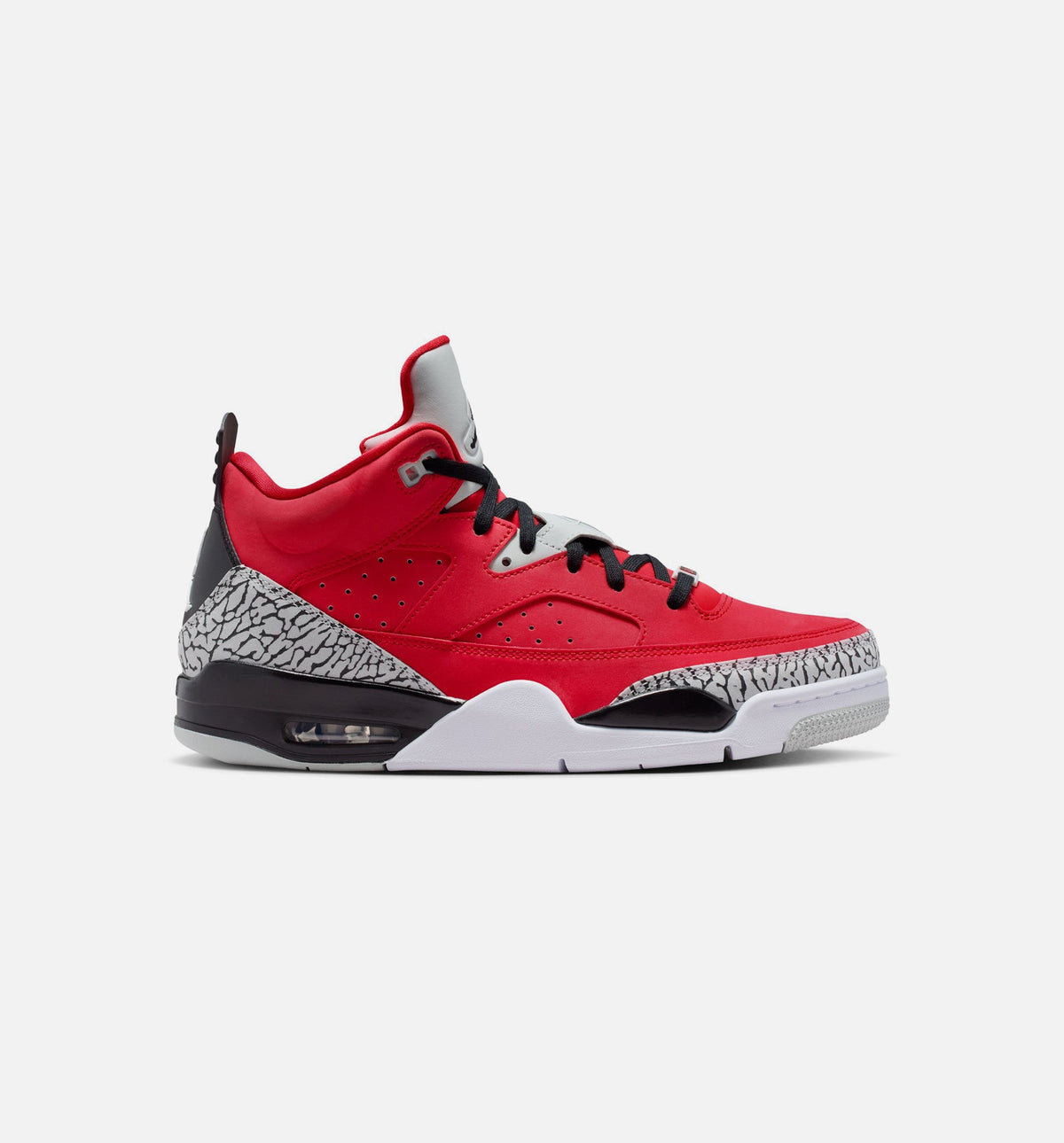 Son of Mars Low Mens Lifestyle Shoe - Fire RedBlackGreyMist White