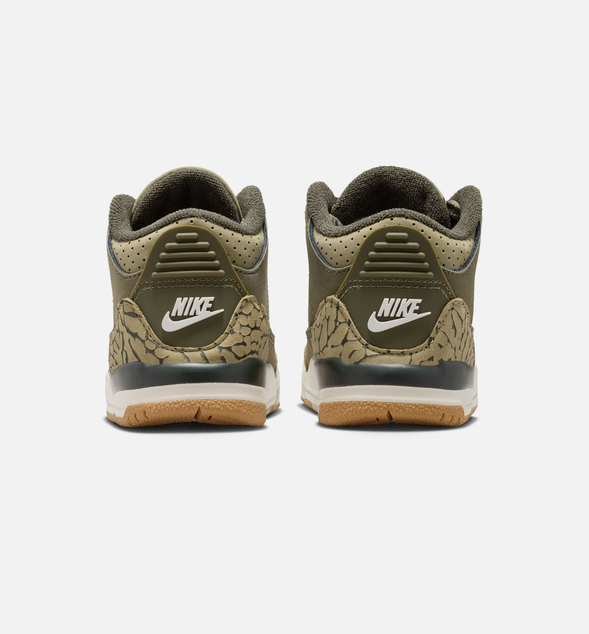 Air Jordan 3 Retro Medium Olive Infant Toddler Lifestyle Shoe - Medium OliveSequoiaNeutral OliveSail Free Shipping