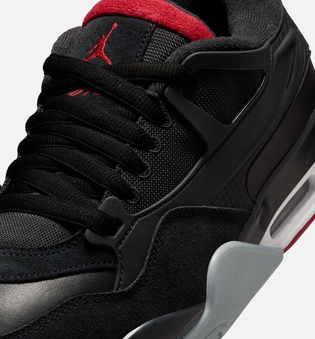 Air Jordan 4 RM Mens Lifestyle Shoe - BlackWolf GreyWhiteVarsity Red