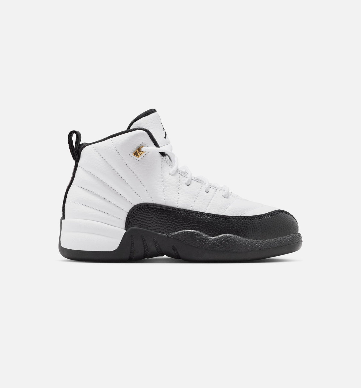 Air Jordan 12 Retro Taxi Preschool Lifestyle Shoe - WhiteBlackTaxi
