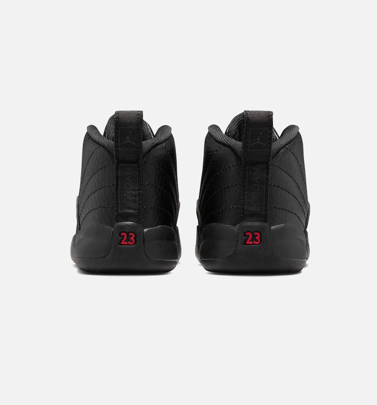Air Jordan 12 Retro Bloodline Infant Toddler Lifestyle Shoe - BlackVarsity Red Free Shipping