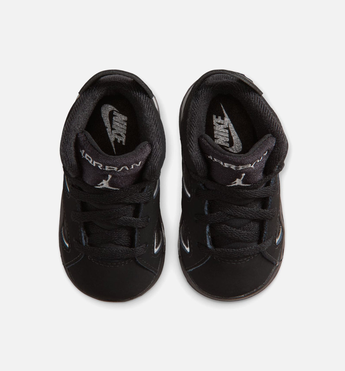 Air Jordan 6 Cap & Gown Infant Toddler Lifestyle Shoe - BlackReflective SilverBlack Free Shipping