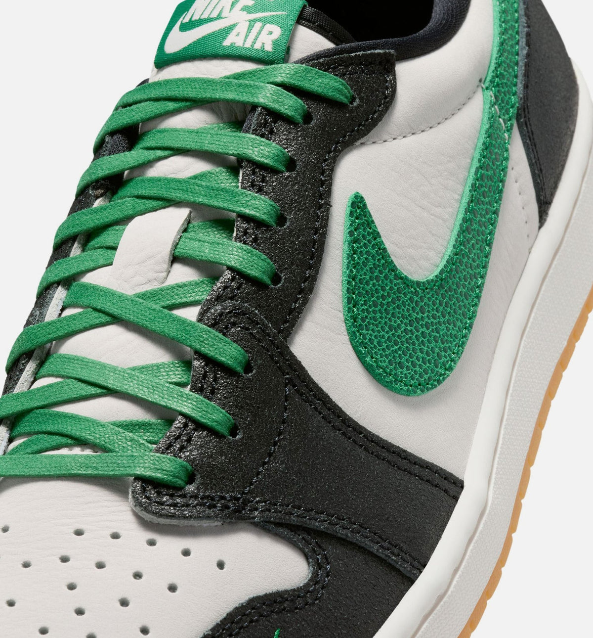 Air Jordan 1 Retro Low OG Phantom And Pine Green Mens Lifestyle Shoe - PhantomPine GreenBlack Free Shipping