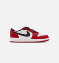 Air Jordan 1 Retro Low OG Chicago Grade School Lifestyle Shoe - Varsity RedBlackSummit White