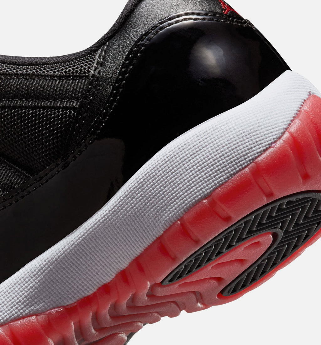 Air Jordan 11 Retro Bred Grade School Lifestyle Shoe - BlackVarsity RedWhite Free Shipping