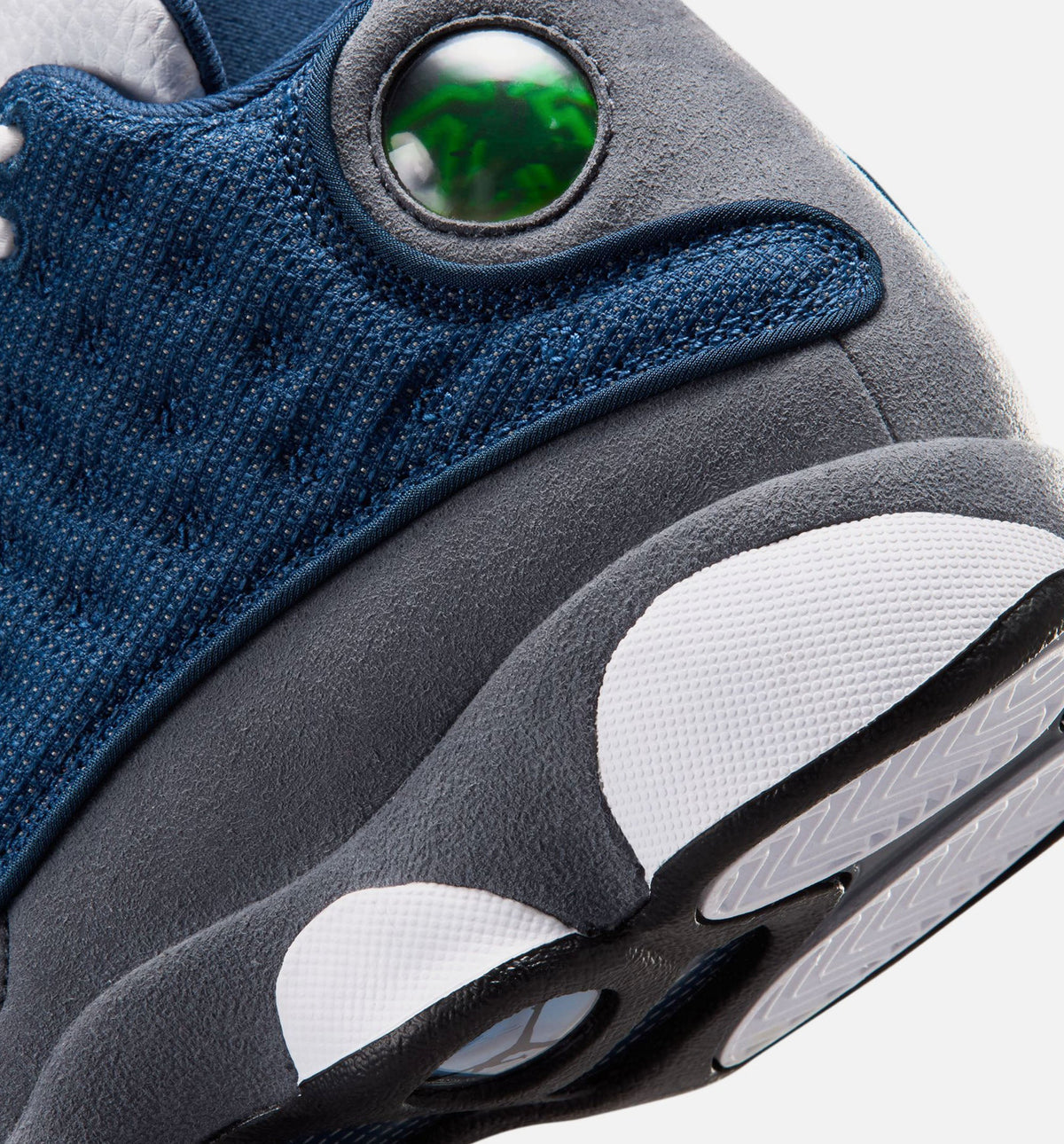 Air Jordan 13 Retro Navy And Flint Grey Grade School Lifestyle Shoe - NavyUniversity BlueFlint GreyWhite Free Shipping