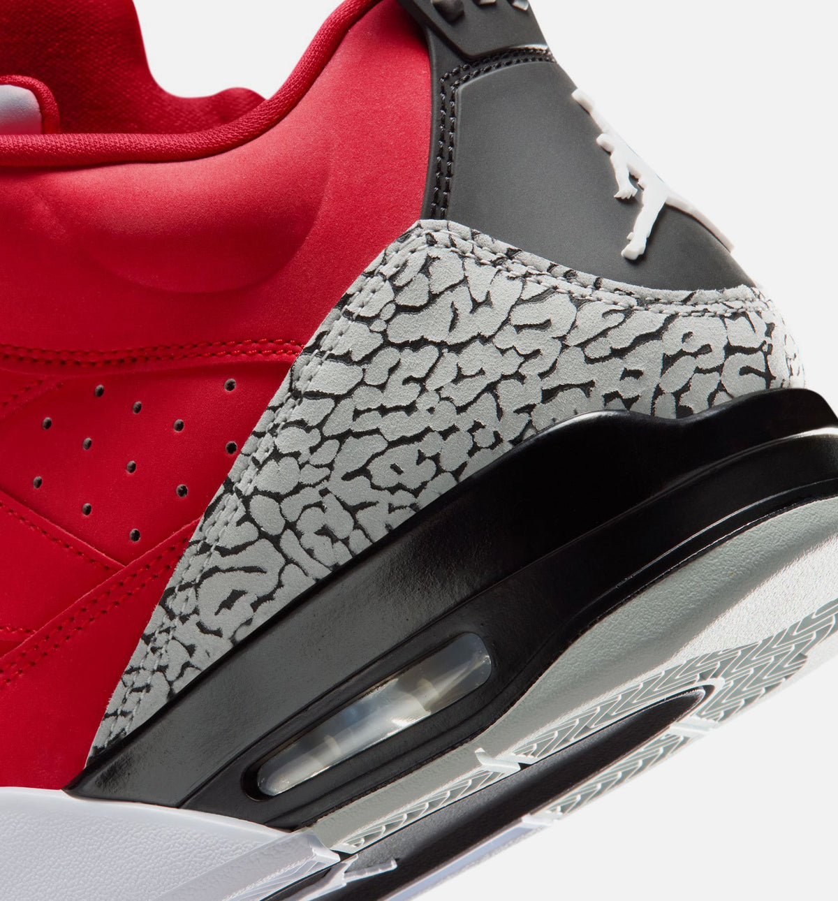 Son of Mars Low Mens Lifestyle Shoe - Fire RedBlackGreyMist White