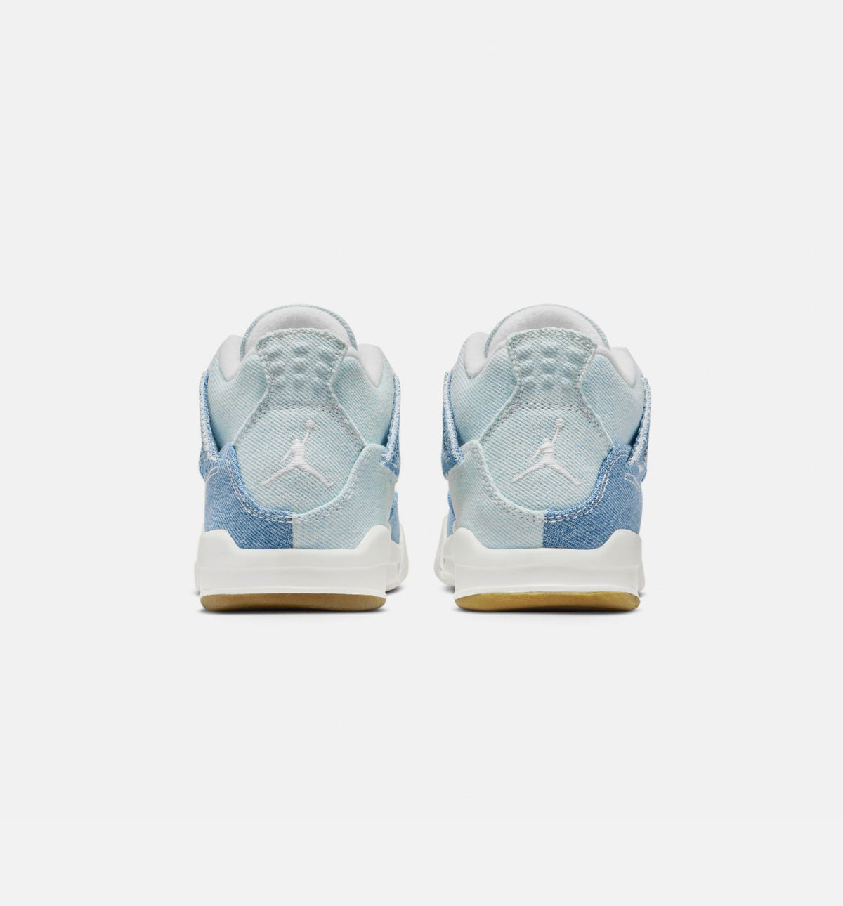 Air Jordan 4 Retro Worn Blue Preschool Lifestyle Shoe - SailWorn BlueMetallic Gold