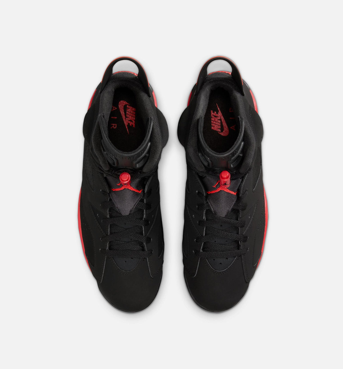 Air Jordan 6 Retro Infrared Salesman Mens Lifestyle Shoe - BlackLight Crimson