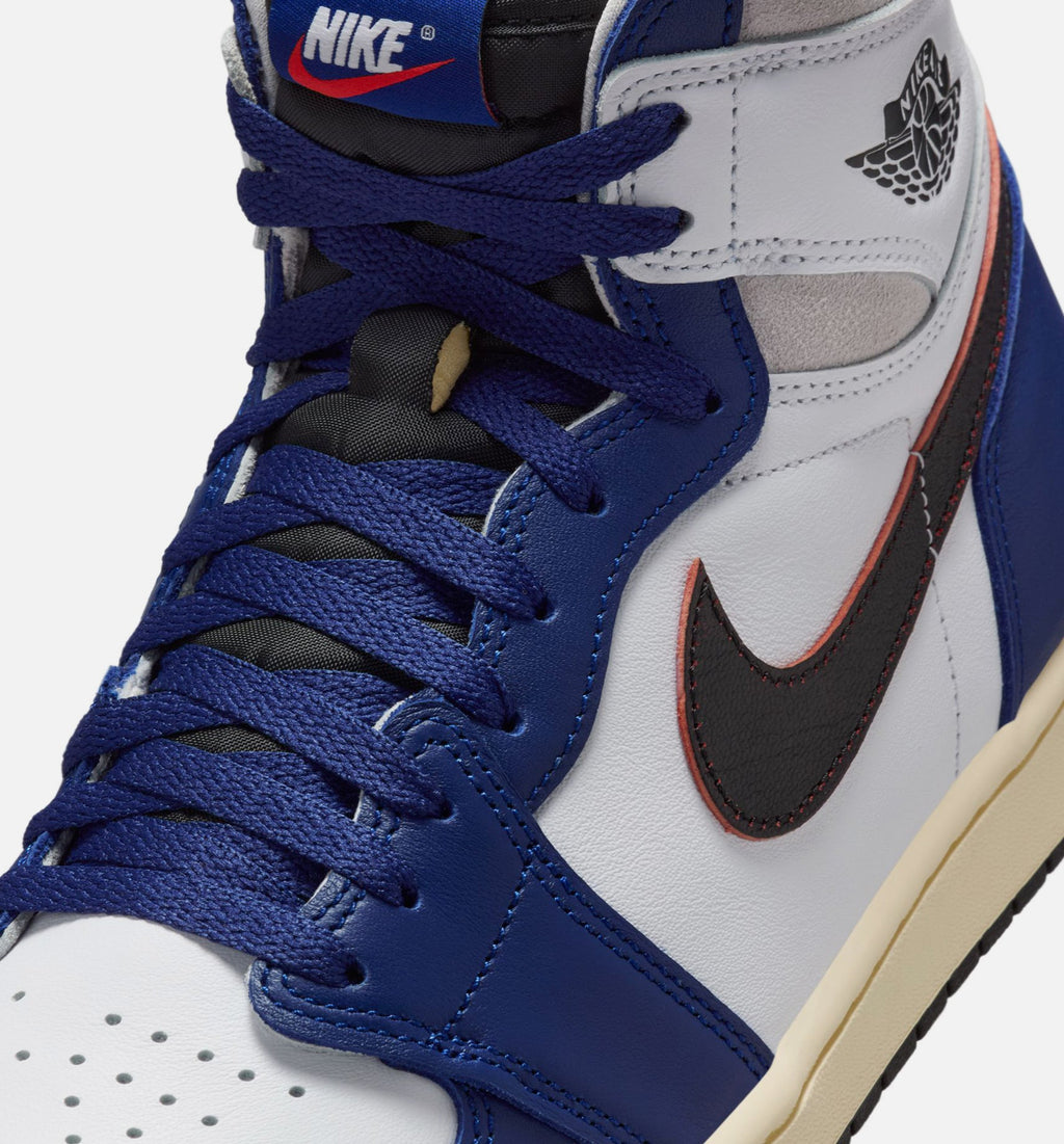 Air Jordan 1 Retro High OG Rare Air Deep Royal Blue Mens Lifestyle Shoe - WhiteBlackNeutral GreyDeep Royal Blue