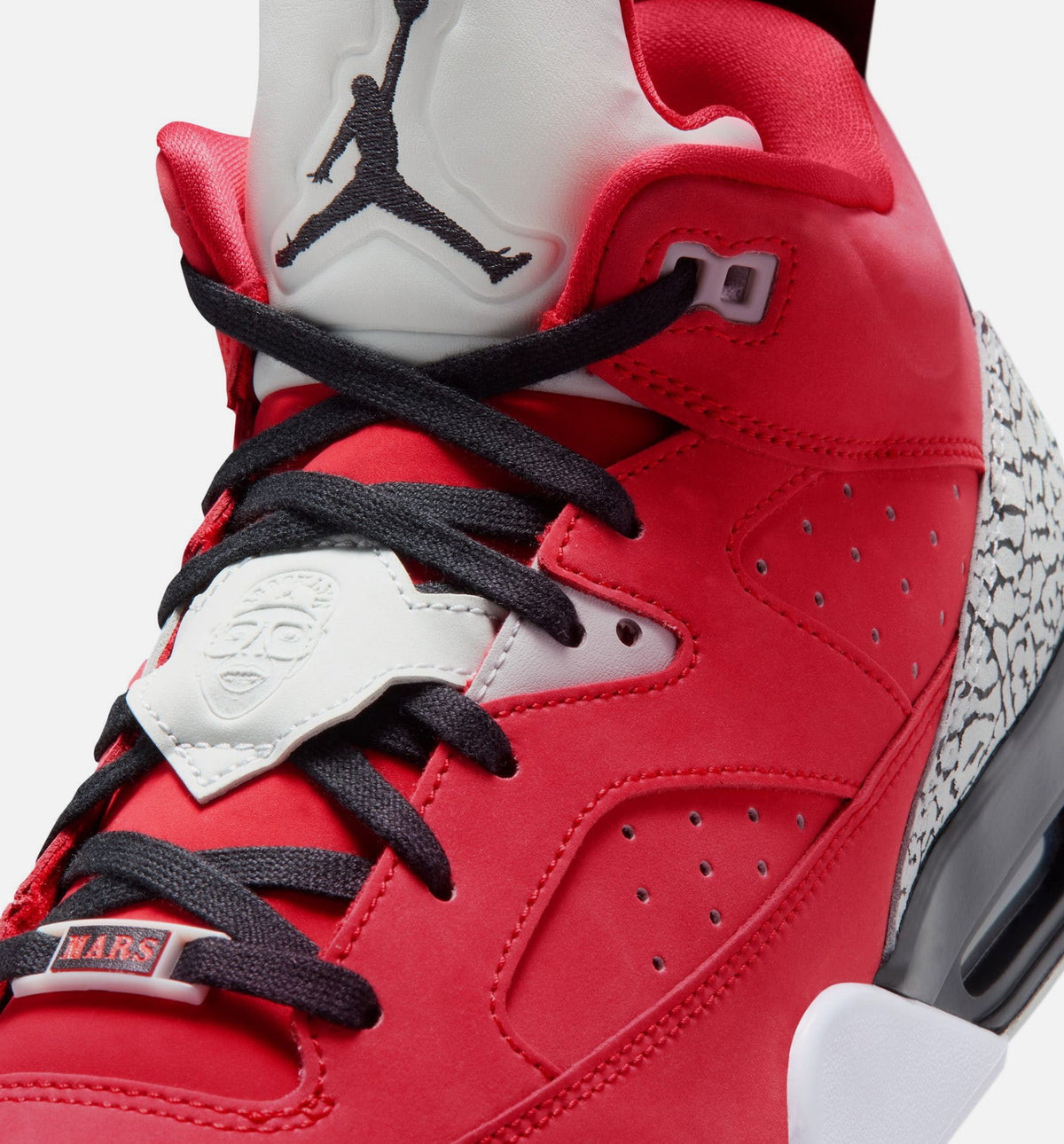 Son of Mars Low Mens Lifestyle Shoe - Fire RedBlackGreyMist White
