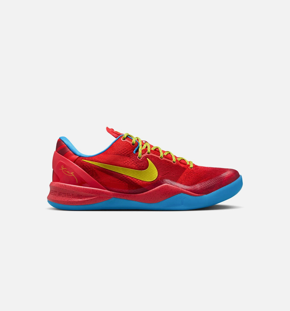 Kobe VIII Protro Year Of The Horse Mens Lifestyle Shoe - Light CrimsonVivid BlueBright Citron Limit One Per Customer