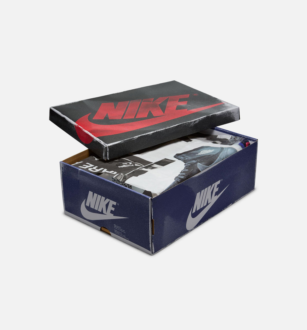 Air Jordan 1 Retro High OG Rare Air Deep Royal Blue Mens Lifestyle Shoe - WhiteBlackNeutral GreyDeep Royal Blue