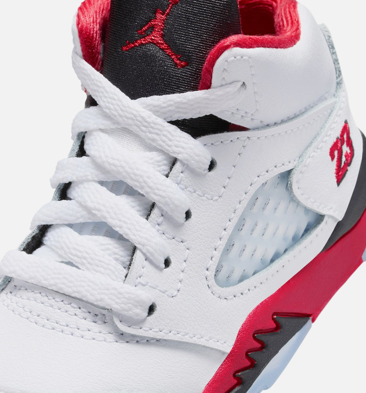 Air Jordan 5 Retro Fire Red Infant Toddler Lifestyle Shoe - Fire RedWhite