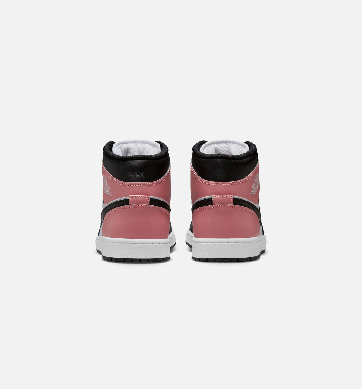 Air Jordan 1 Mid Men's Sneakers - White / Rust Pink