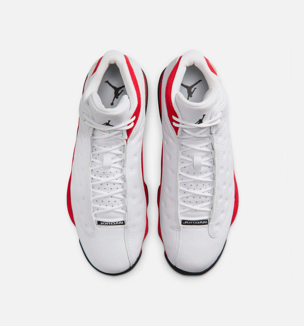 Air Jordan 13 Retro White And University Red Mens Lifestyle Shoe - WhiteBlackTrue Red